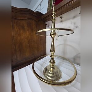Elegant Gold Two-Tier Stand Made In India